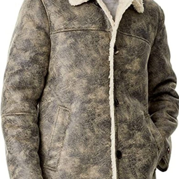 Tommy Hilfiger Men's Classic Faux Shearling Walking Coat - Size XXL - Picture 5 of 11